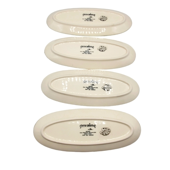 Temptations Old World Corn on the Cob Oval Plates with Skewers - Picture 4 of 13